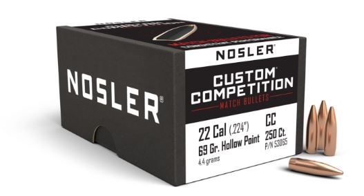 NOSLER CC-22 69G HPBT (250CT)