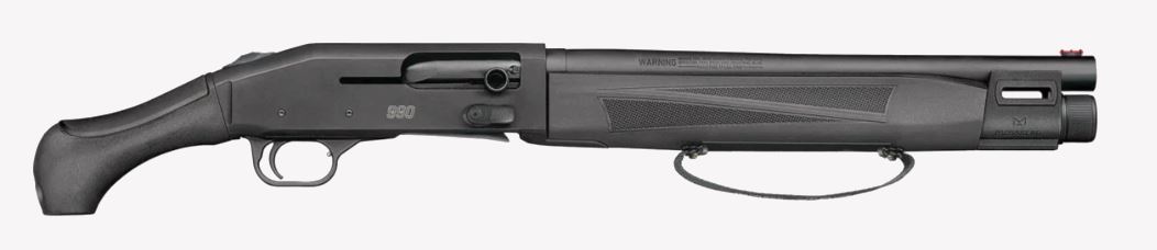 (REST) MOSSBERG 990 12 SECURITY FIREARM 14.75″ BLACK RESTRIC