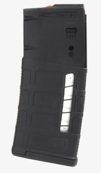 Magpul 308 5/25 AR magazine Gen3 w/window BLK
