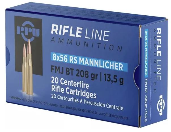 PRVI 8X56R MANNLICHER FMJ 208G