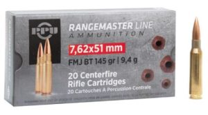 PRVI 7.62X51 RANGEMASTER FMJBT145GR (20RDS)