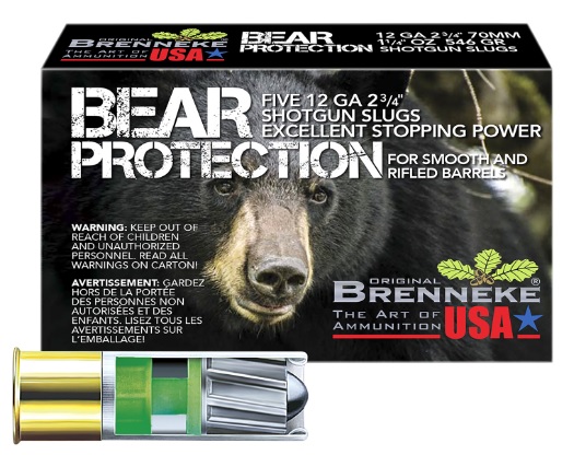 Brenneke SL122BP Bear Protection 12Gauge 2.75″ 1 1/4oz Slug
