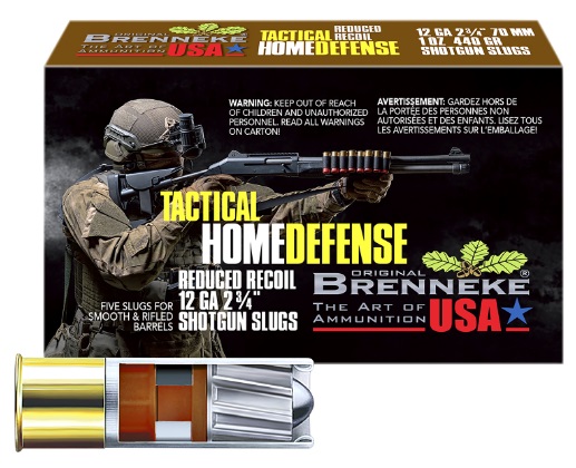 Brenneke SL122THD THD Home Defense 12 Ga 2.75″ 1oz Slug 5PK