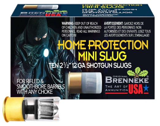 Brenneke SL122MS Home Protection Mini Slug 12 Ga 2.5″ 25pk