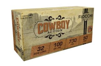 FIOCCHI 32LA- 32 S&W LONG 100 GR #LWC