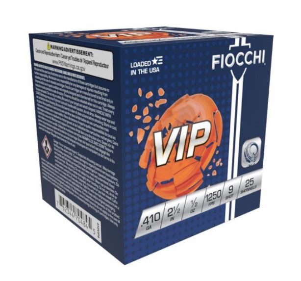 FIOCCHI 410VIP9- 410 GA 2 1/2″ 1/2 OZ LEAD CHILL #9