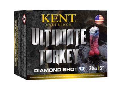 KENT ULTIMATE DIAMOND SHOT TURKEY 20GA, 3″, 1 1/4 OZ, 1300 F