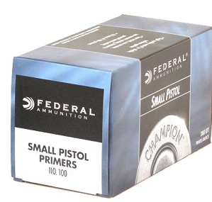FED. #100 PRIMERS SMALL PISTOL