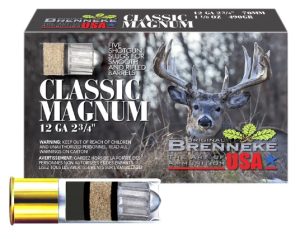 Brenneke SL122CLM Classic Mag 12 Ga 2.75" 1 1/8oz Slug 5pk