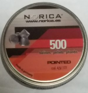 NORICA POINTED Cal 4.5 (.177) 500/Tin