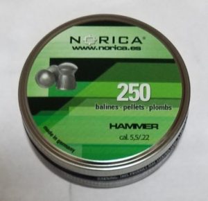 NORICA HAMMER Cal 5.5 (.22) 250/Tin