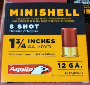 AGUILA MINISHELL 12 GA 1 3/4” 5/8 OZ #8