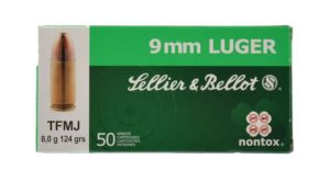 S & B c.9MM 124GR NONTOX TFMJ