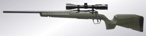 SAVAGE AXIS 2 XP GREEN LEFT HAND 270 WIN 22" OD GREEN SYNTHE