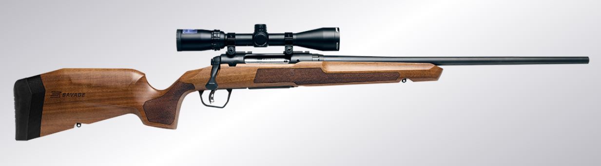 SAVAGE AXIS 2 XP HARDWOOD 6.5 CREEDMOOR 22″ BROWN HARDWOOD