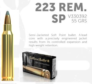 S & B c.223 REM 55 gr. SP