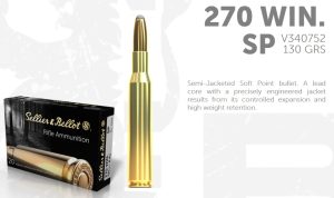 S & B c.270 WIN. 130gr. SP
