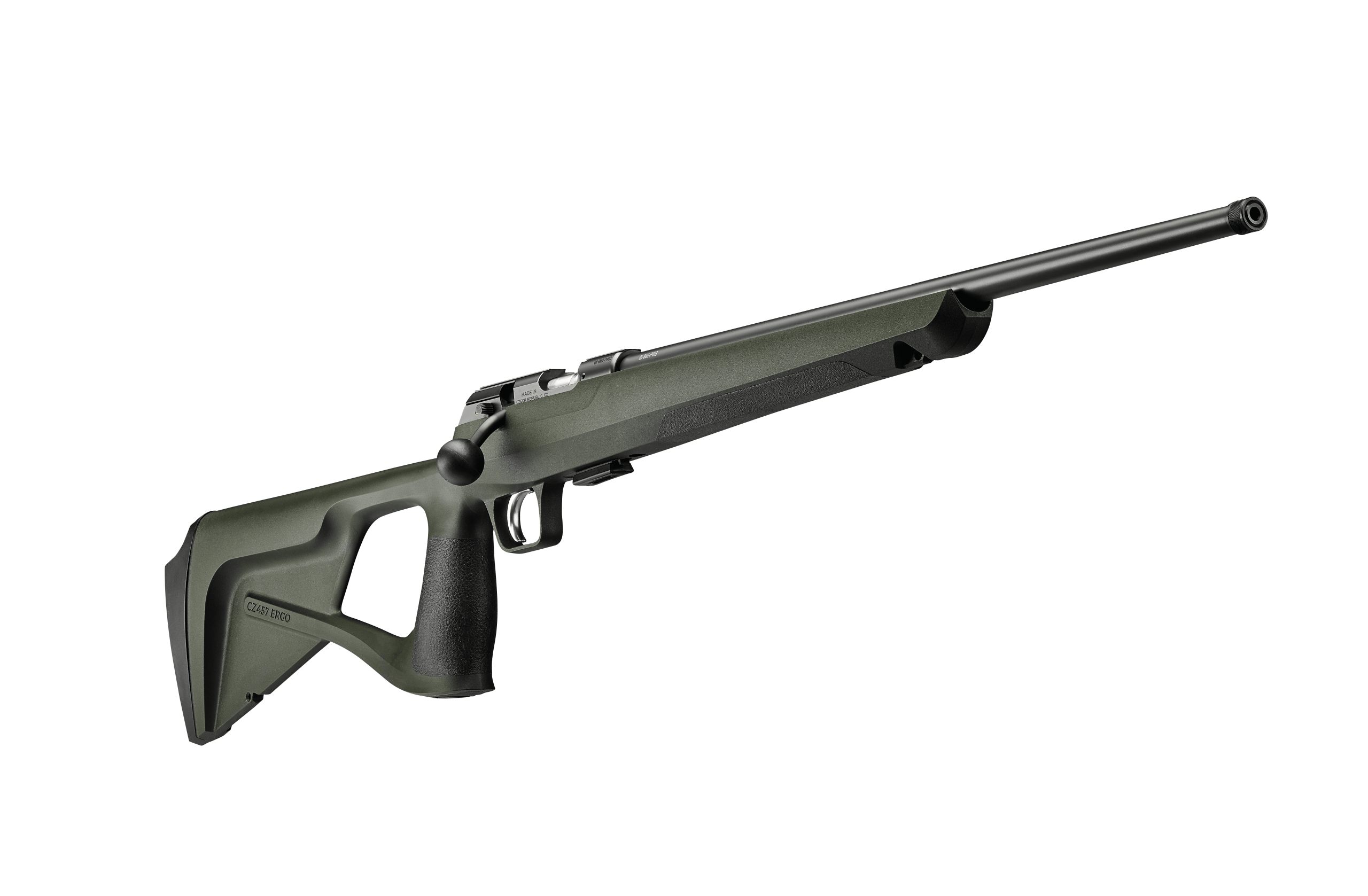 CZ 457 ERGO, NS, 22LR, 5R POLY, 525MM, 1/2×20
