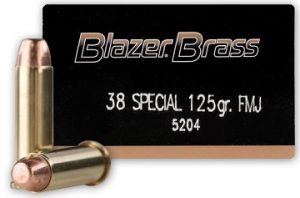 CCI c.38 SPL 125 GR FMJ BLAZER BRASS