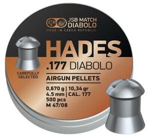 JSB Hades 177 Hollow Point 0.67g (10.34gr)  500rds