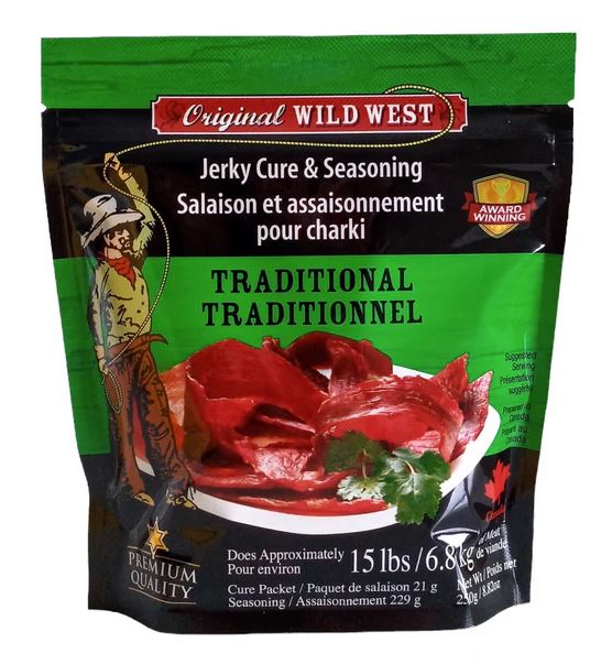 WILD WEST JERKY CURE AND SEASONING TRADITIONAL 250G