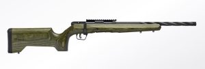 SAVAGE B22 TIMBER TACTICAL 22 LR 18 LAMINITE OD GREEN