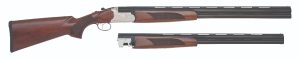 MOSSBERG GOLD RESERVE 12 30" POLISHED SILVER W/GOLD INLAY