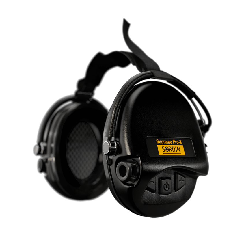 Sordin Supreme Pro-X Neckband Black PVC