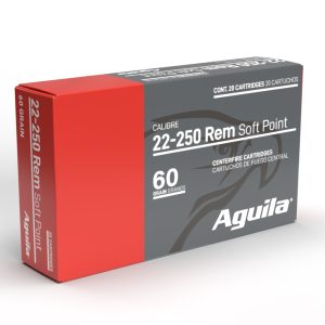 AGUILA 22-250 REM INTERLOCK 60GR by HORNADY