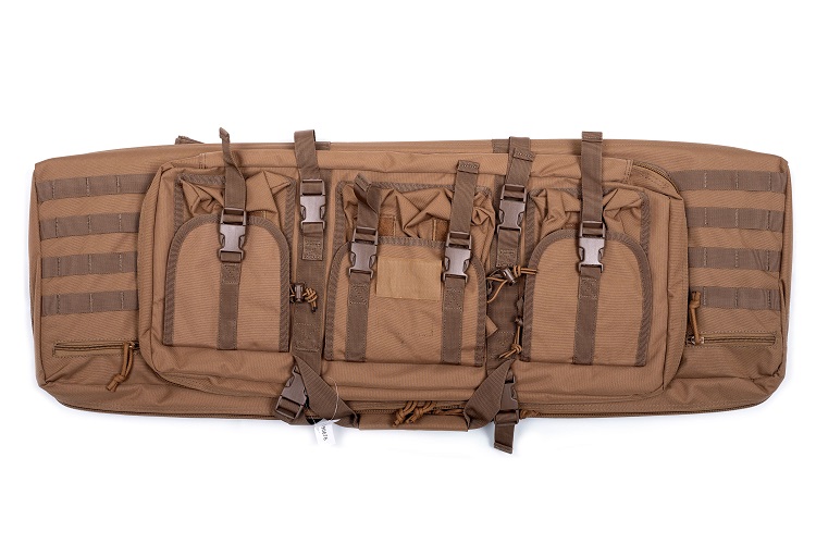 SCORPIO DOUBLE GUN CASE, 600D, POLYESTER 36″ TAN