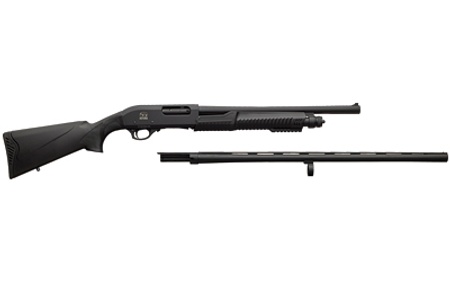 CHARLES DALY 12GA­3″ 301 PUMP FIELD, 2 BBL Set 28″/18.5″ BLK