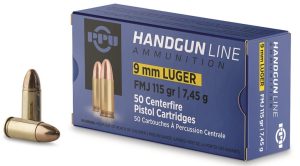 PRVI 9mm Luger FMJ 115gr.