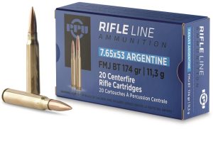 PRVI 7.65x53 ARG 174gr FMJ BT 20Rnd