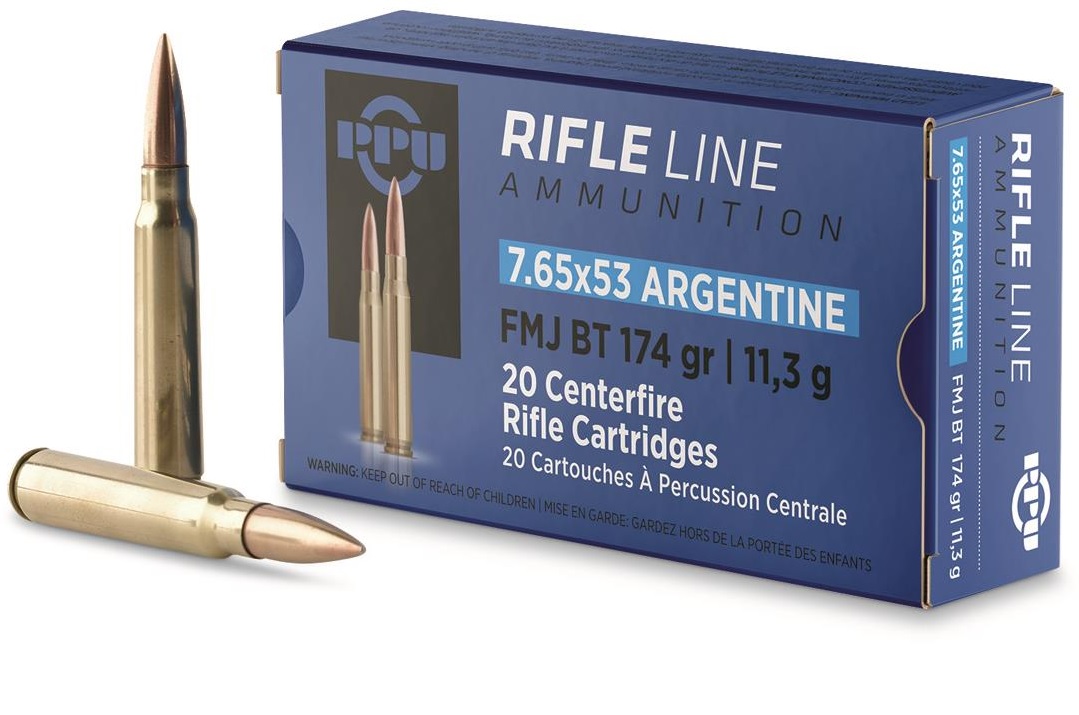 PRVI 7.65×53 ARG 174gr FMJ BT 20Rnd