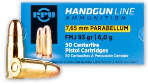 PRVI PRVI 7.65 Para (30 Luger)  93GR FMJ 50RDS