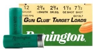 REM. 12 ga 2-3/4 DR. 1-1/8 oz 71/2 G.CLU