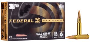 FED. GOLD MEDAL MATCH c.308 185GR. BERGER JUGGERNAUT OTM
