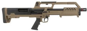 HATSAN Escort BullTac 410 Ga Pump Shotgun - 5+1 18" FDE
