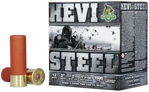 HEVI SHOT HEVISTEEL 12GA 3” 1-1/4OZ #2