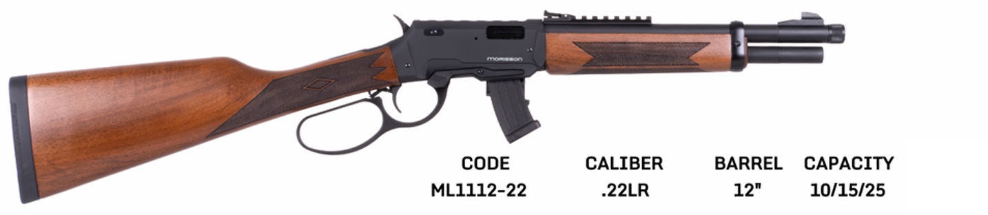 MORISSON LEVER c.22 LR 12″ WALNUT 10