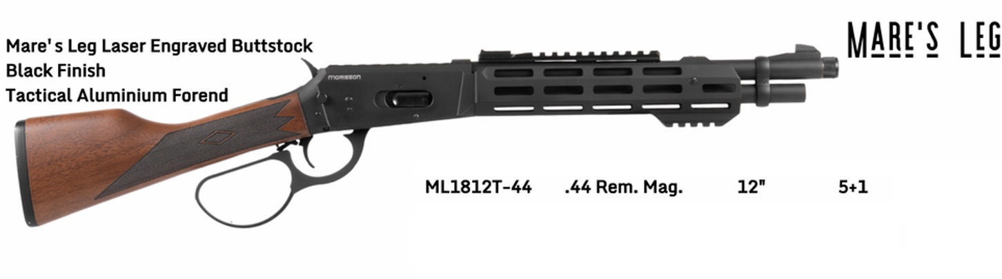 MORISSON LEVER MARES LEG 44 MAG 12″ BLACK TACT FOREND 5+1