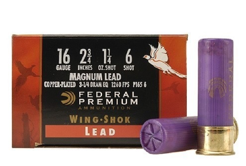 FED. PREM. 16GA. 2 3/4 1 1/4oz. #4 LEAD