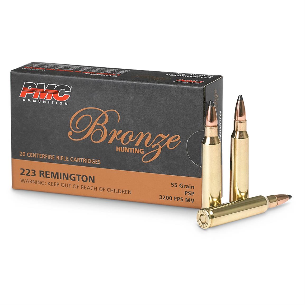 PMC .223 REM 55GR SP 20 RDS