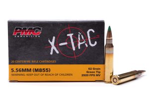 PMC 5.56 X 45mm 62 GR GREEN TIP 20RDS