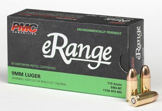 PMC 9x19MM LUGER 124GR TMJ 50RDS NON TOX PRIMER