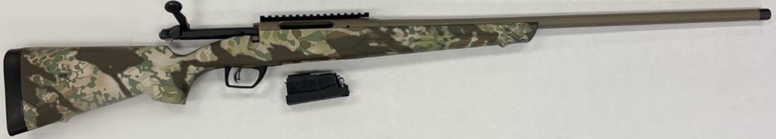 REM 783 SYN 223 REM 24″ HB (FDE) Cerakote barrel SCOPE COMBO