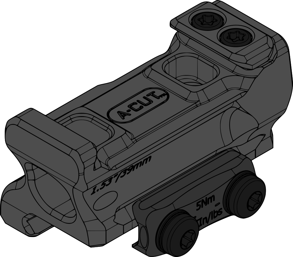 SPUHR Aimpoint COA Mount H39mm/1.53″ PIC