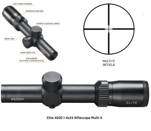 BUSHNELL Elite 4500 1-4x24 Riflescope Multi-X