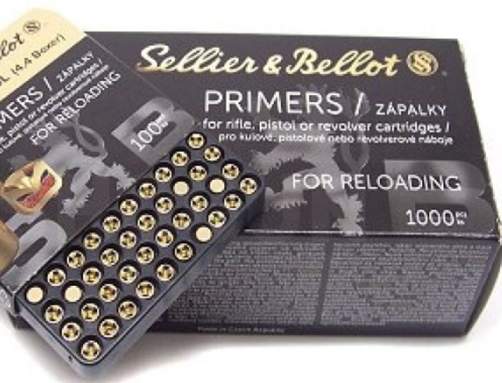 S & B LR PRIMERS 1000rds V361617