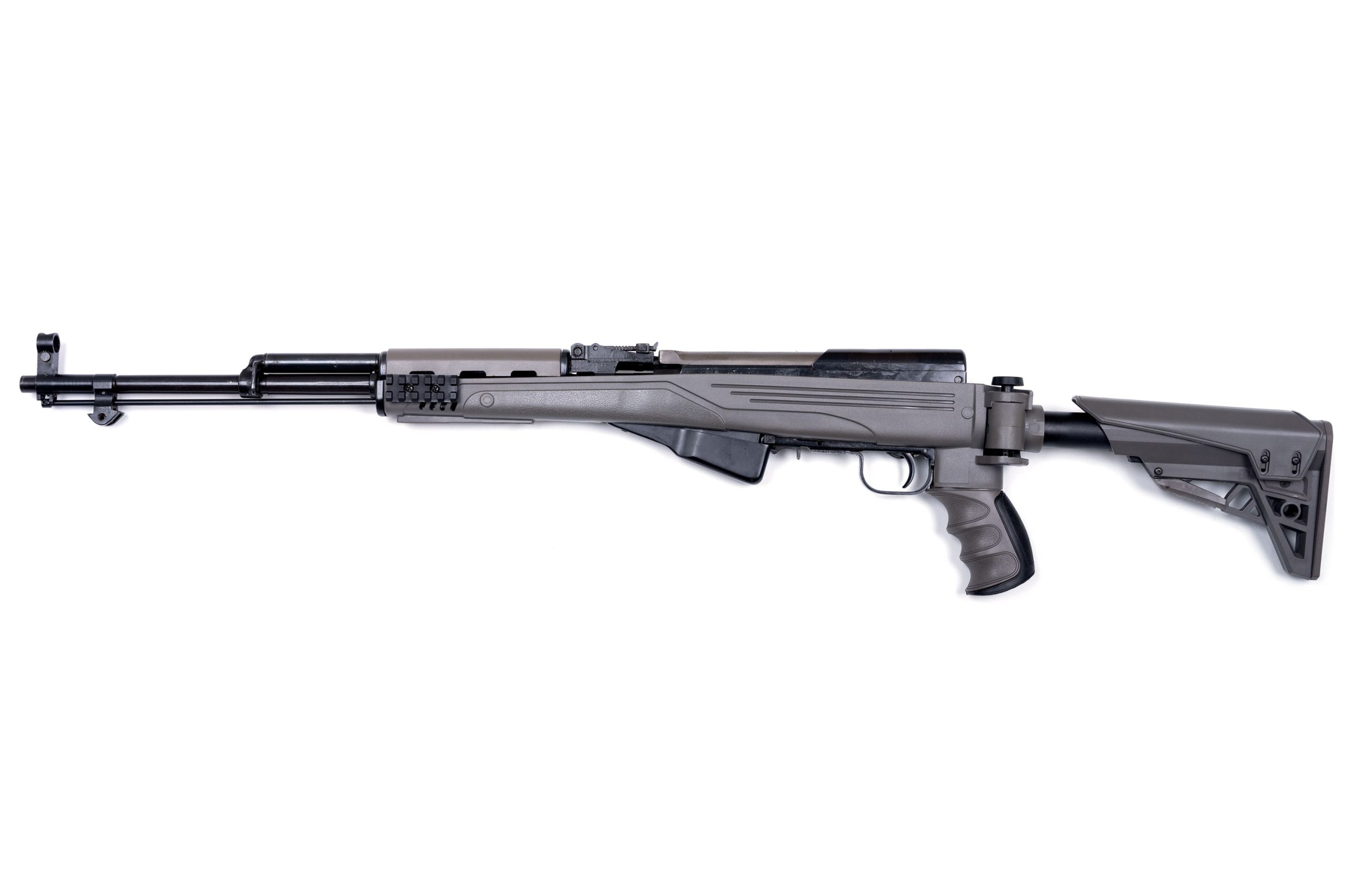 SKS RIFLE 7.62X39 W/ATI STOCK INSTALLED – Destroyer Grey